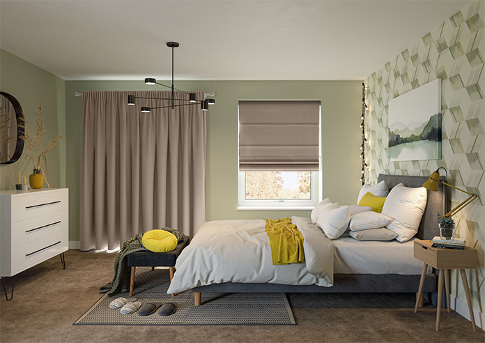 Bruschal (Blackout), Tarnished Bronze - Made to Measure Curtains - Image 16